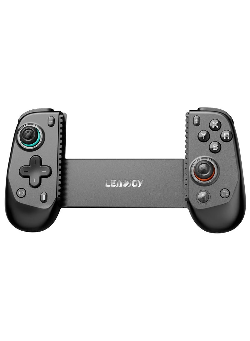 LEADJOY وحدة تحكم ألعاب لاسلكية LeadJoy Blead Plus الاحترافية مع خاصية التمدد لجهاز Switch/Switch 2/Android/iOS/PC مع زناد هول/عصا التحكم، مفتاحين خلفيين قابلين للتخصيص، نسيج مضاد للانزلاق ومقابض أكثر سمكًا، محمولة، خفيفة الوزن، بطارية 600mAh - Image 1